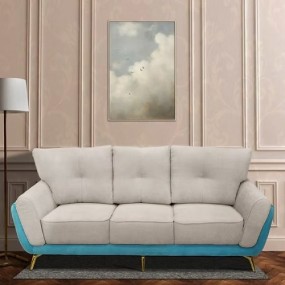 Modern Gray Three Seater Sofa