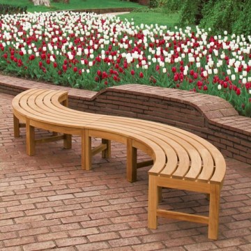Outdoor Circular Wooden Seating